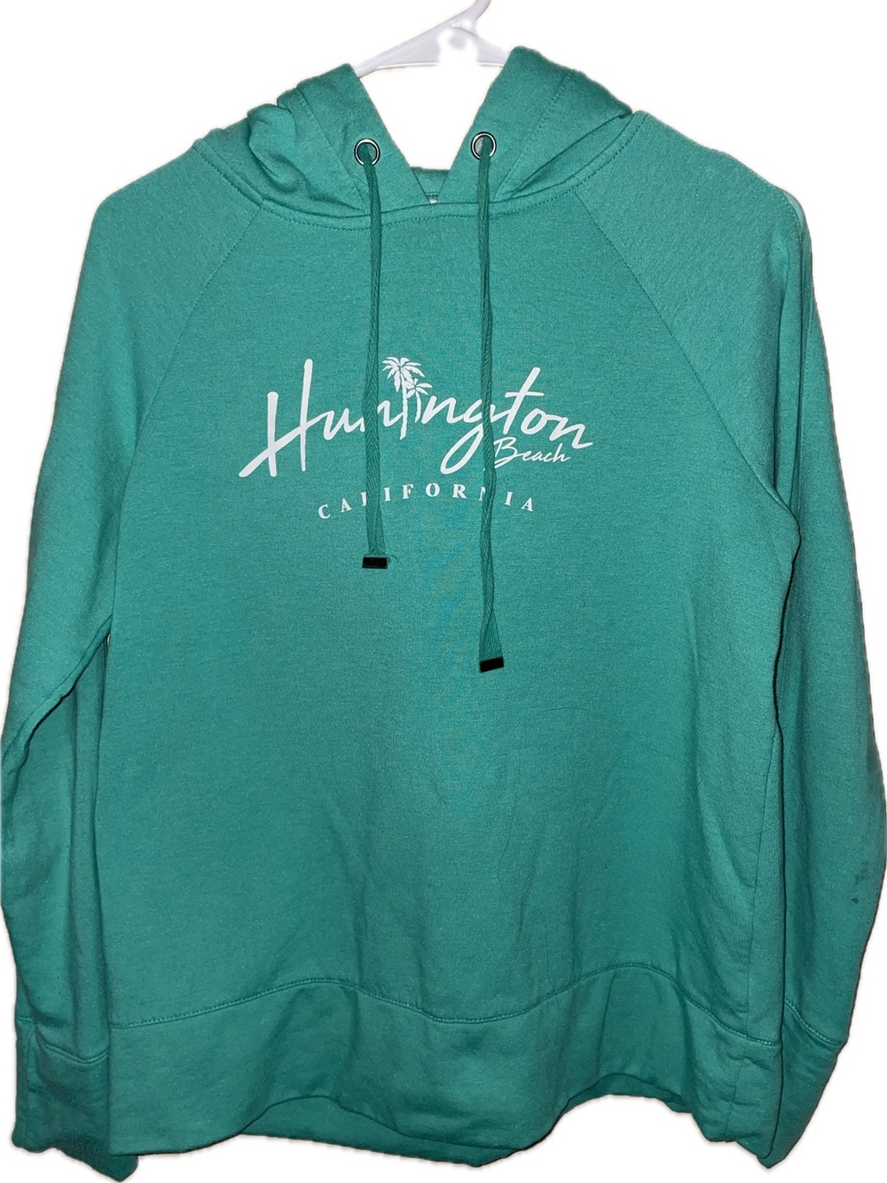 Danskin Huntington Beach Teal Pullover Hoodie | S